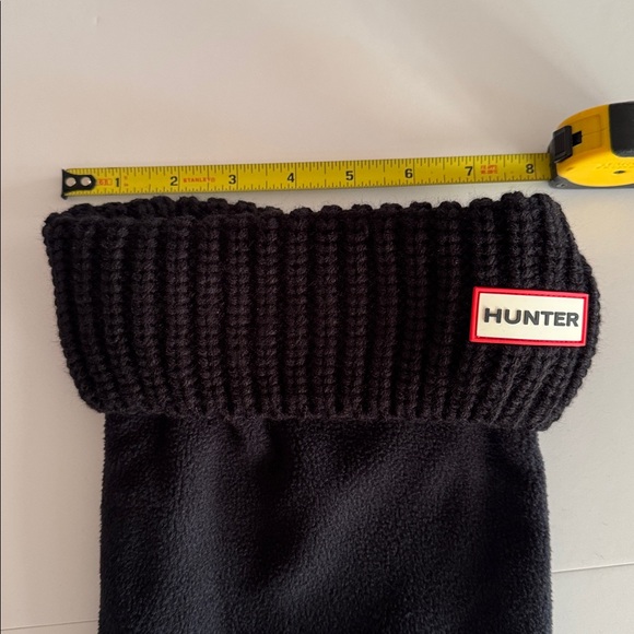 Hunter cardigan boot socks in black, new in box, large - Picture 7 of 7
